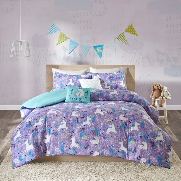 Urban Habitat Kids Lola Duvet Cover Set Purple Full/Queen
