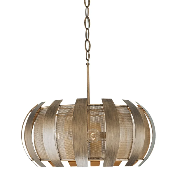 Varaluz Sawyers Bar 4 Light Pendant - Havana Gold - 287P04HG