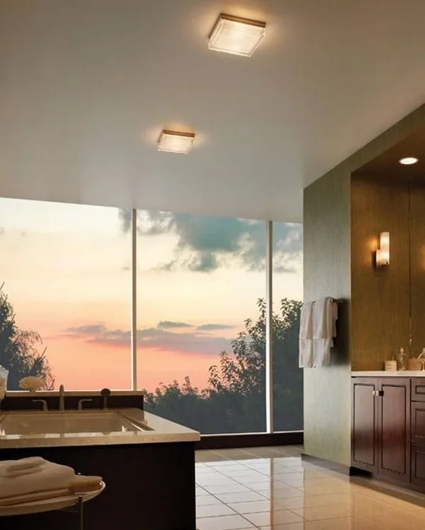 Tech Lighting - 700BXLR - Two Light Flush Mount - Boxie - Aged Brass