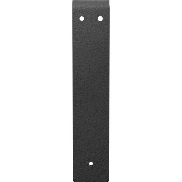 Ekena Millwork 2x22W x 10x22D x 10x22H Legacy Steel BRACKET, Hammered Silver
