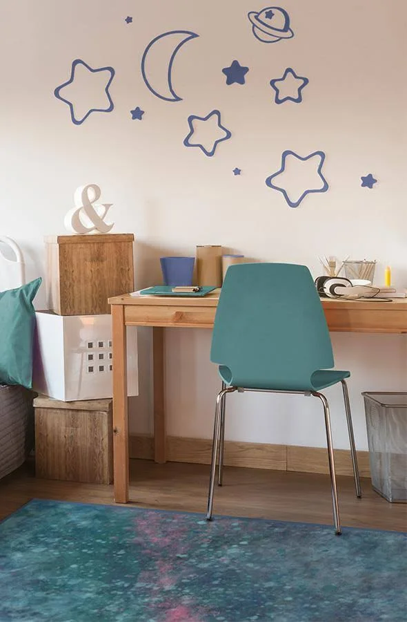 2&x3& - Machine Washable Area Rug, Kid & Pet Friendly, Indoor Rug, Galaxy Rug, Ruggable
