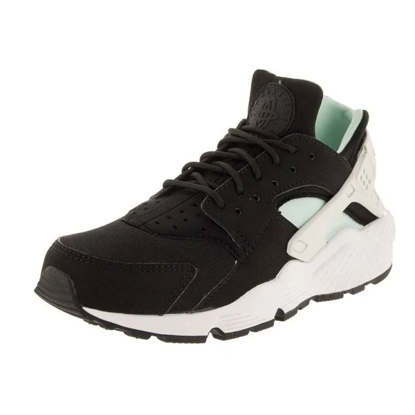 Nike Women's Air Huarache Run Running Shoe, Size: 6.5, Black
