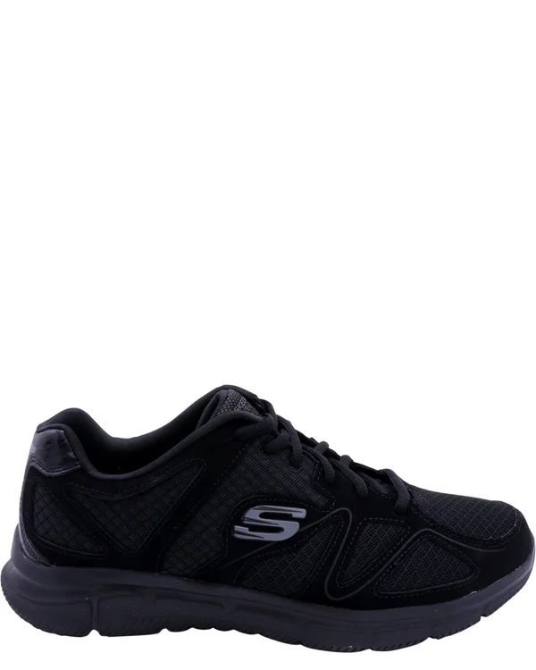 Skechers Sport Men's Satisfaction Flash Point Oxford, Black