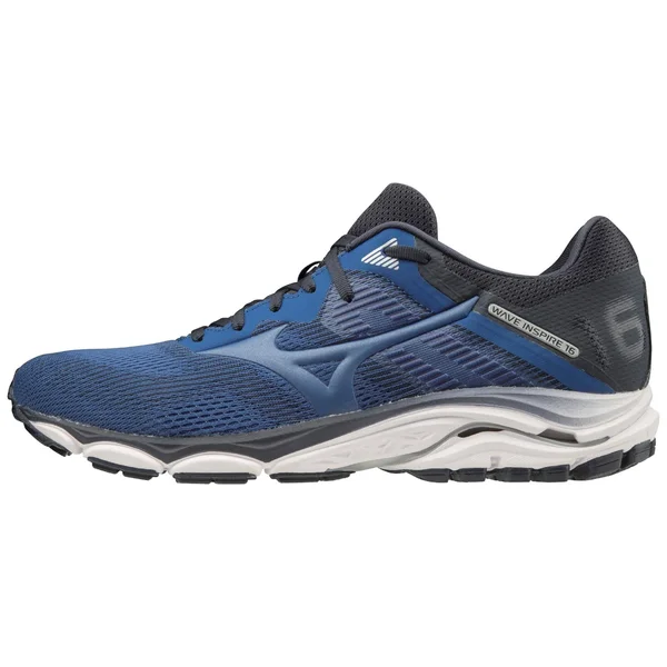 Mizuno - Men's Wave Inspire 16 Running Shoe - True Blue, Size 16