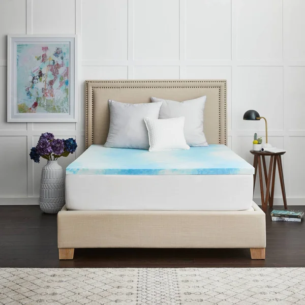 Sealy 2x22 SealyChill Gel Memory Foam Mattress Topper with Cover - King