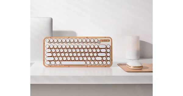 Azio Retro Wireless Keyboard, Compact, Elwood
