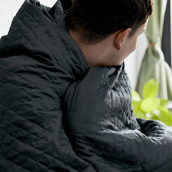 Gravity Cooling Weighted Blanket, 25lb - Gray