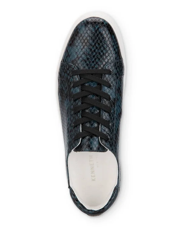 Kenneth Cole Women's Kam Snake-Embossed Sneakers - Red