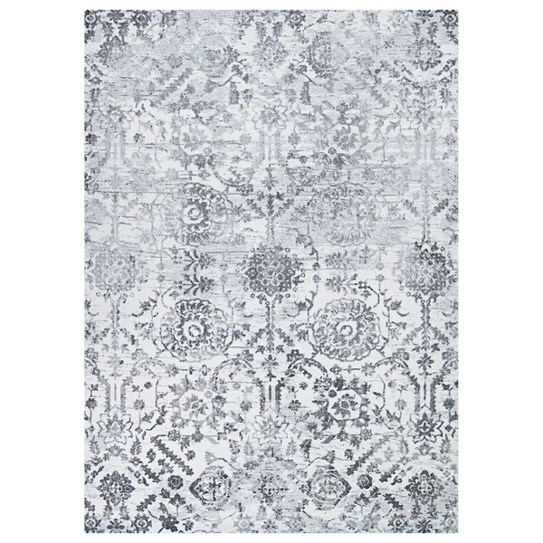 Couristan Calinda Marlowe 3&3x22 x 5&3x22 Chrome Area Rug
