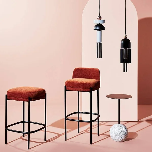 Nuevo Inna Bar Stool - Terra Cotta