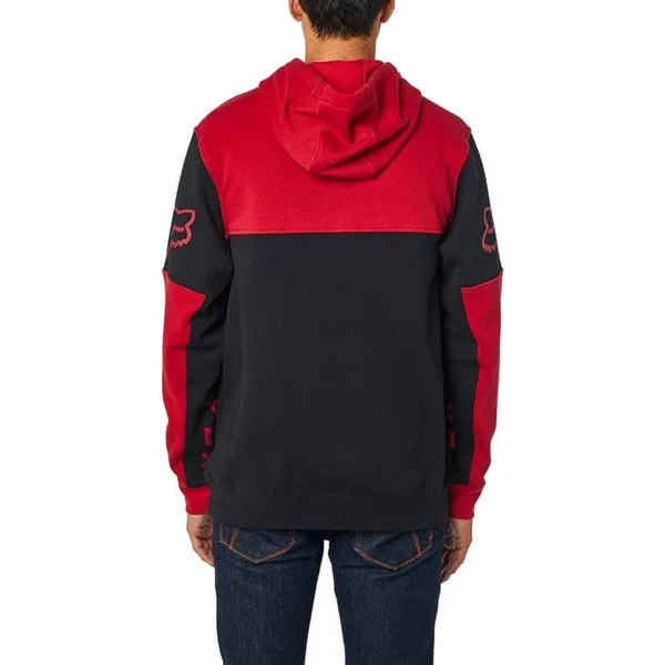 Fox Racing Honda Pullover Hoodie - Black/Red - Large
