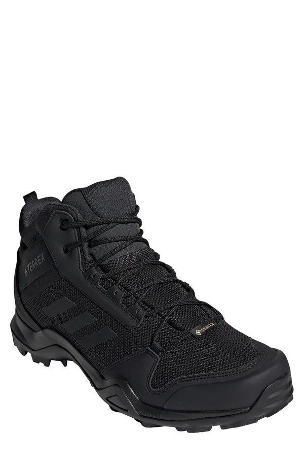Adidas Men's Terrex AX3 Mid GTX Hiking Boot Black/Carbon 14