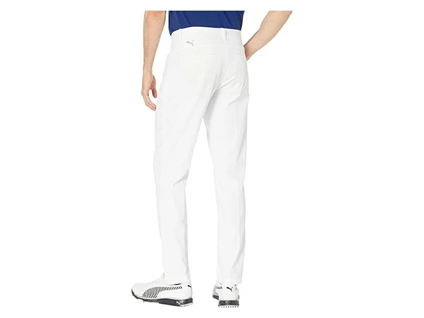 Puma Men's Jackpot 5 Pocket Golf Pants, Size 36, Bright White