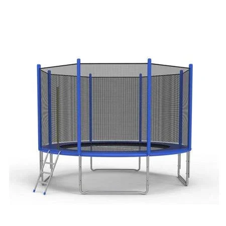 Karmas Product 12-Foot Trampoline Combo Bounce Jump Trampoline with Safety Enclosure Net and Spring Pad - Size: 12&