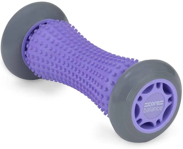 Core Balance Foot Massager Massage Roller for Plantar Fasciitis - Circulation Booster, Reflexology, Treat Feet, Wrists and Forear