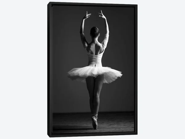Framed Canvas Art - Pirouette by Design Fabrikken ( Dance > Ballet art)