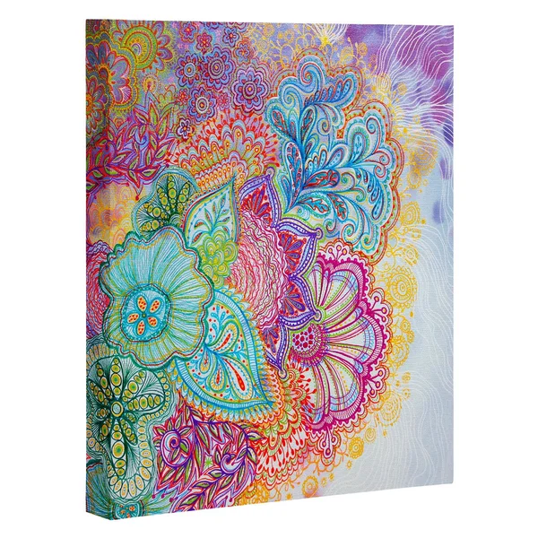 Deny Designs Flourish Canvas Wall Art