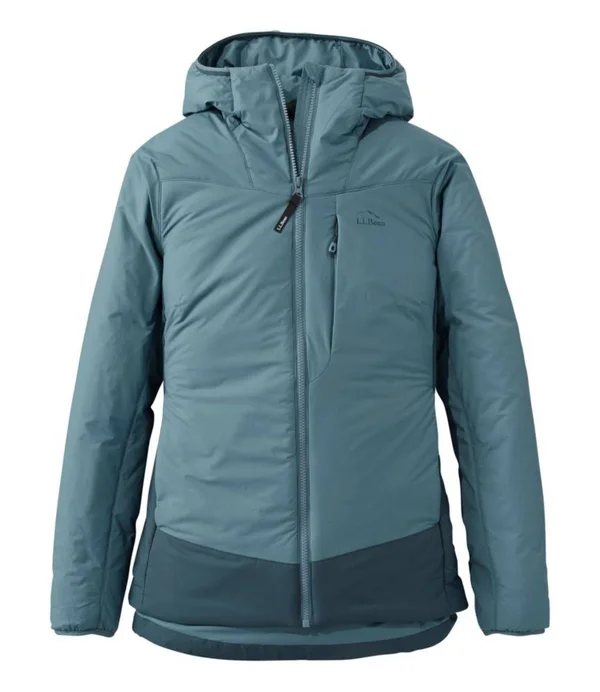 Women's Petite Stretch Primaloft Packaway Hooded Jacket Multi Color Medium - L.L.Bean