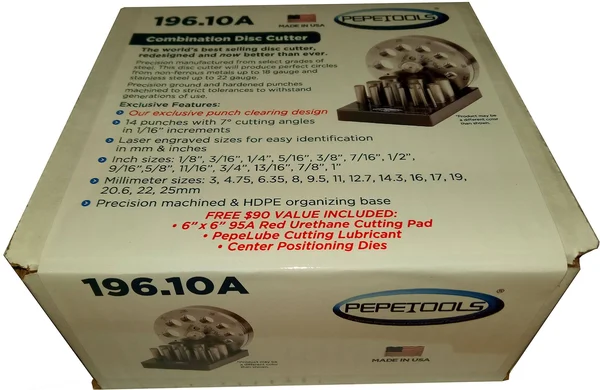Pepetools 196.10A Premium 14 Piece Disc Cutting Kit