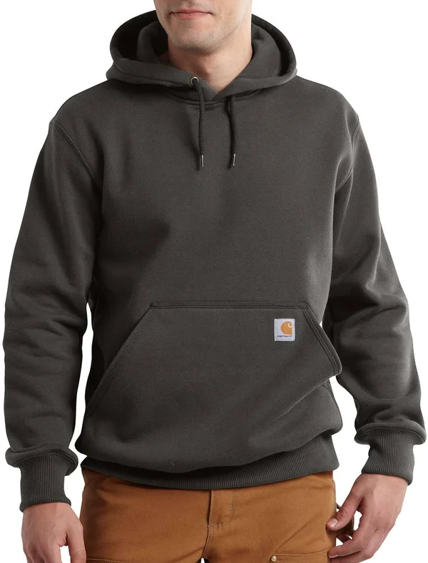 Carhartt Men's Rain Defender Paxton Heavyweight Hooded Sweatshirt - Peat, Large