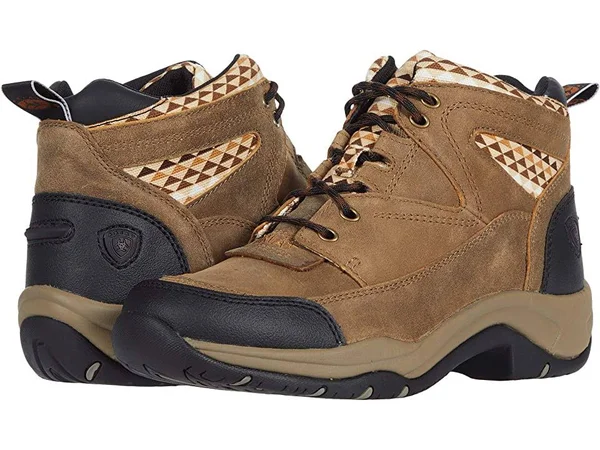 Ariat Ladies Brown Bomber Aztec Terrain 6.5