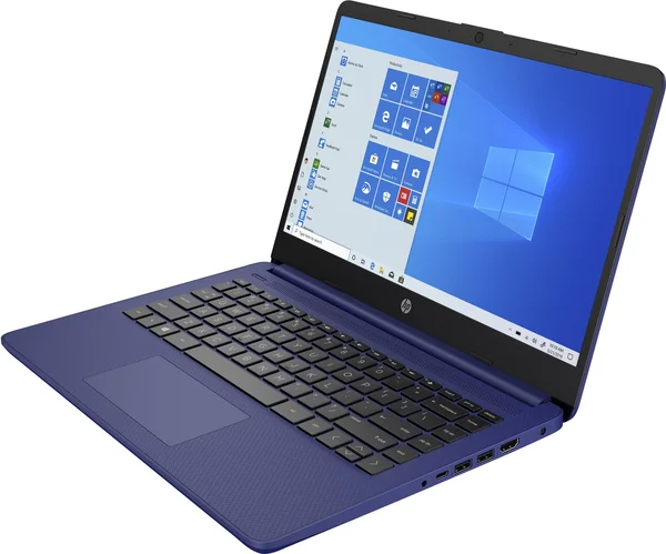 HP 14x22 Touchscreen Laptop AMD 3020e 4GB 64GB eMMC Windows 10S Blue 1F6E7UA