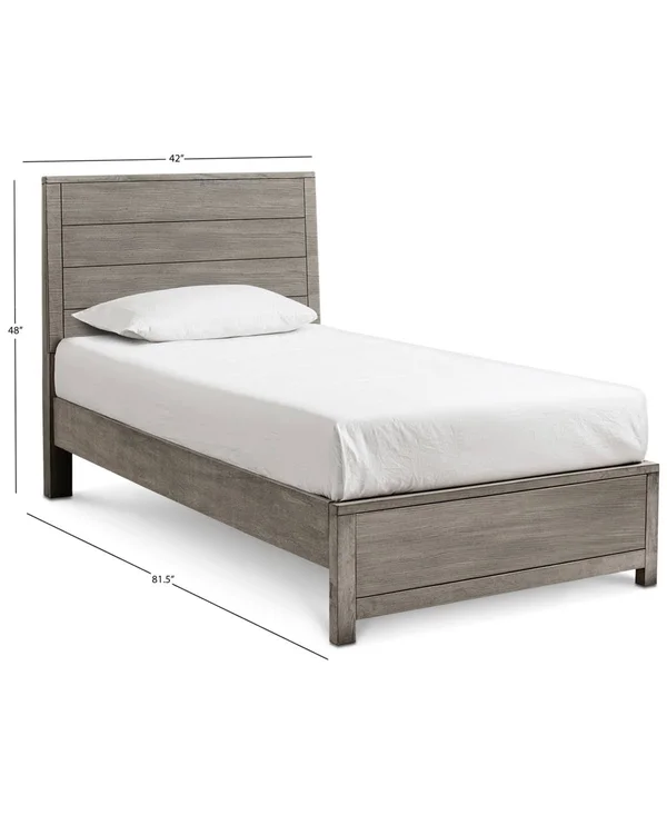 Tribeca Twin Bed, Created for Macy&s - Grey