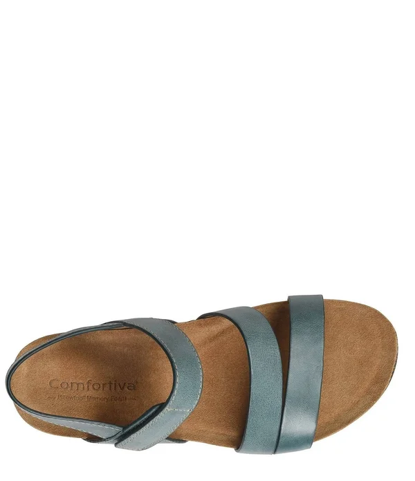 Comfortiva Gardena Women's Sandal - Teal Size 7.5