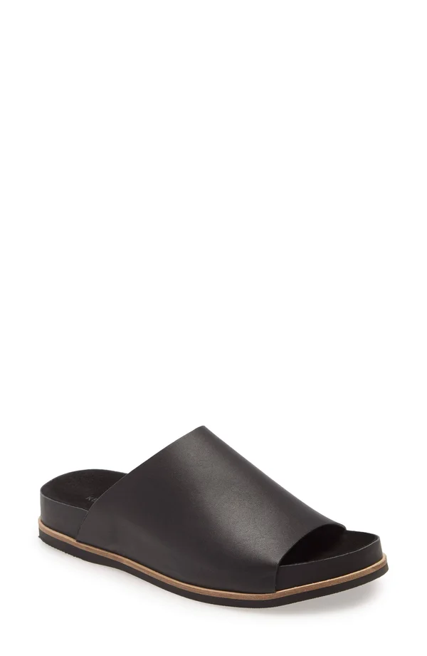 Kelsi Dagger Brooklyn Squish Black Slide Sandal 7.5