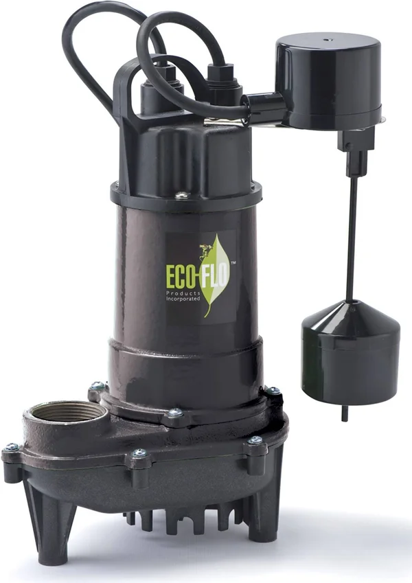 Eco-Flo 1/3 HP Submersible Cast Iron Sump Pump Ecd33v