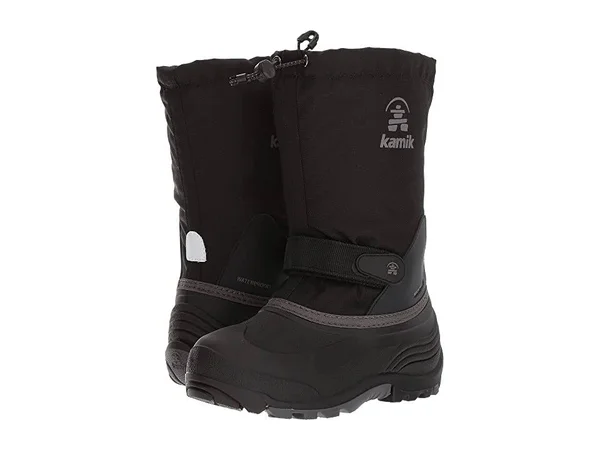 Kamik Waterbug 5 Classic -25 Wide Width Winter Boot - Kid's, Kids Unisex, Black