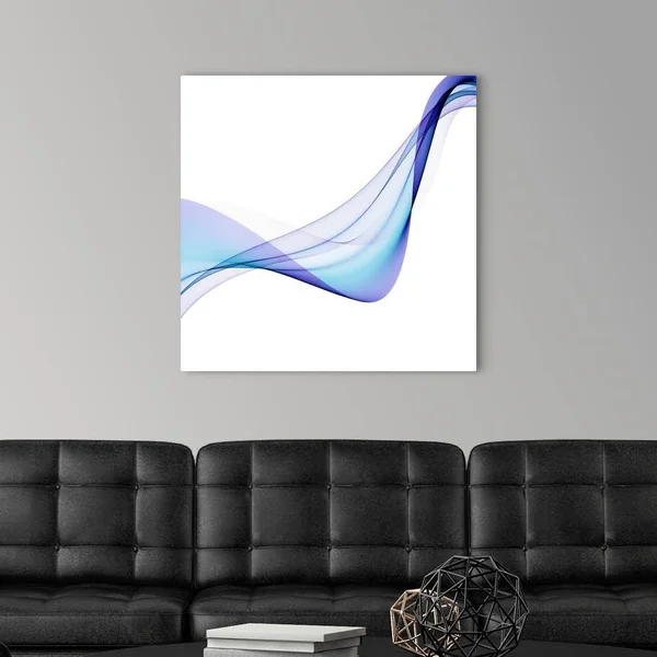 Blue Abstract Patterns - Artwork, Canvas Wall Art, 30x30, Great Big Canvas