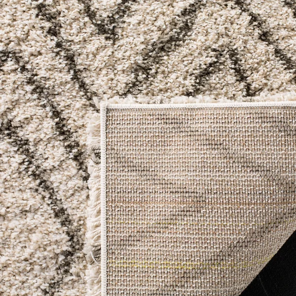 Safavieh Hudson Shag SGH332A Ivory/Grey 4& x 6& Area Rug