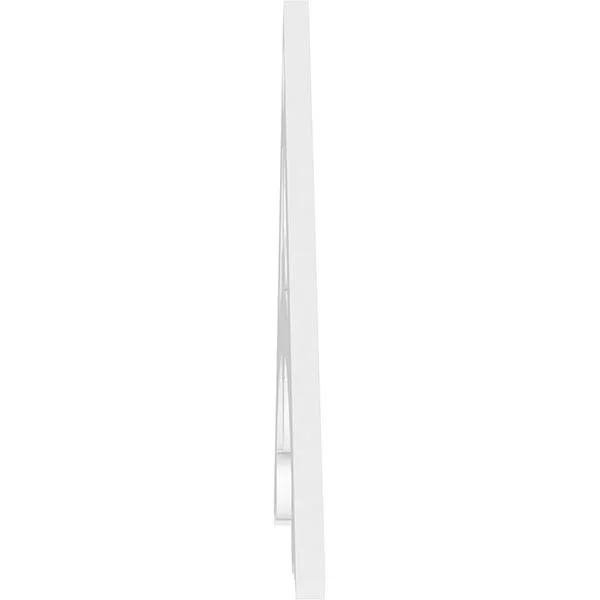 72x22W x 21x22H x 1x22P (7/12) Pitch Sellek Architectural Grade PVC Gable Pediment