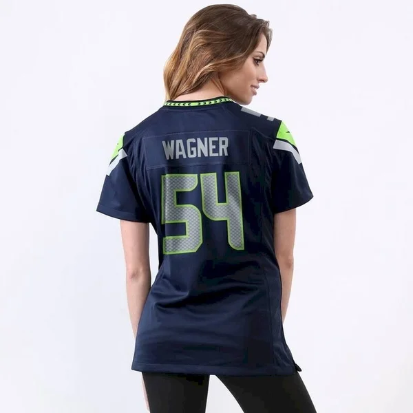 Women's Seattle Seahawks Bobby Wagner Nike College Navy Game Jersey