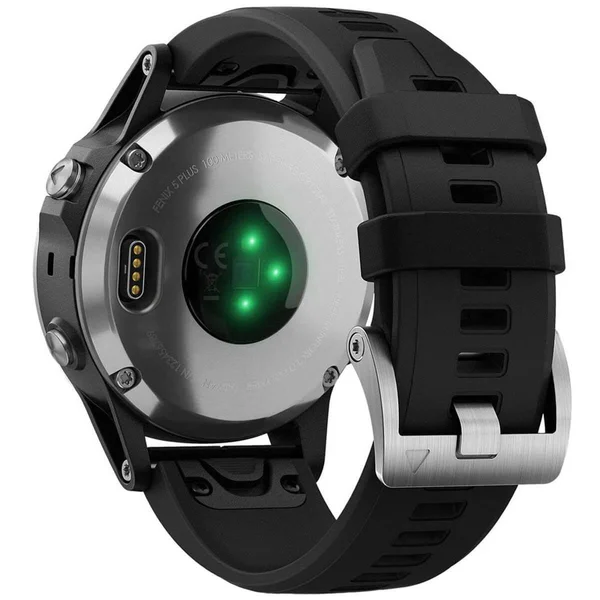 Garmin fenix 5 PLUS Multisport GPS /Galileo Watch - 1.2x22 Display - Silver/Black
