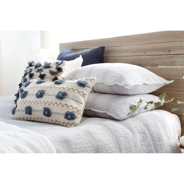 Pom Pom at Home Nantucket Sham, Size Standard - Grey