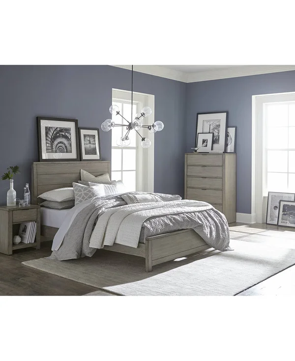 Tribeca Twin Bed, Created for Macy&s - Grey