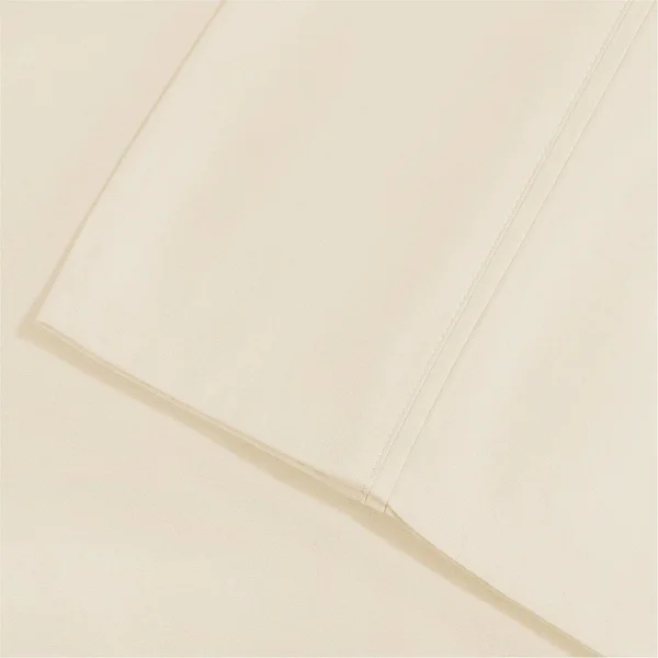 Superior 1800 Thread Count Deep Pocket Cotton Blend Bed Sheet Set - Ivory - California King