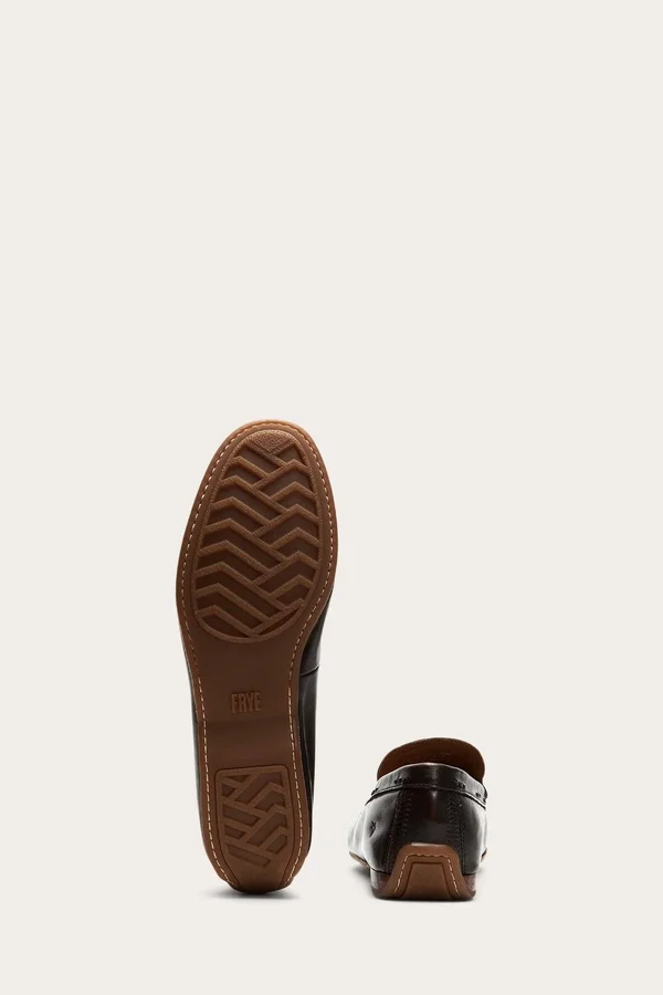 Frye Lewis Venetian Flats in Bronze - Men's Size 10.5