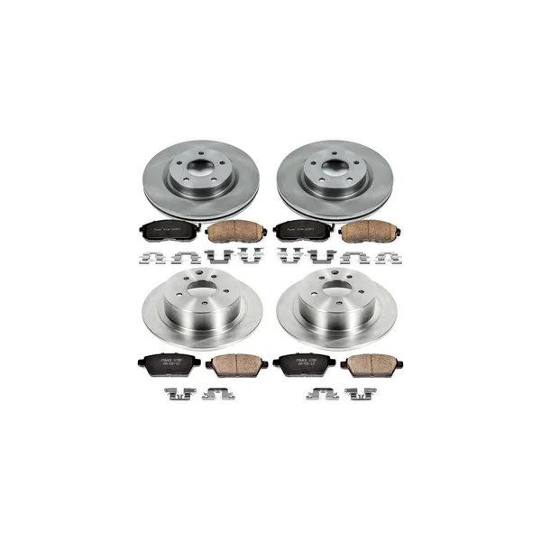 Nissan Altima Power Stop Autospecialty Front & Rear Brake Kit KOE242