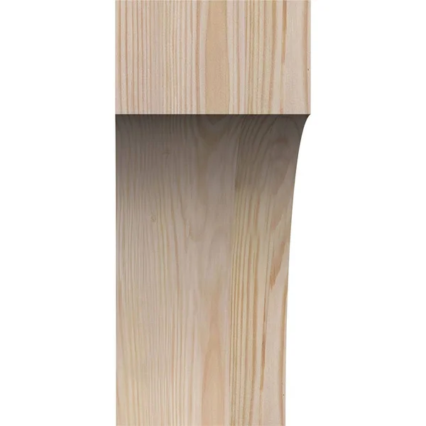 4 inchw x 16 inchd x 16 inchh Westlake Rough Sawn Brace - Douglas Fir