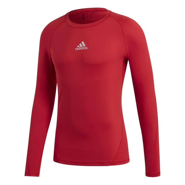 Adidas Long Sleeves Shirt Alphaskin-Red