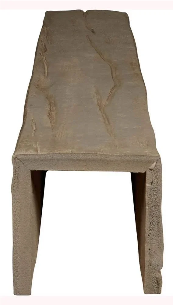 Ekena Millwork BMRW3C0060X060X144HD 6x22W x 6x22H x 12&L 3-Sided (U-beam) Riverwood Endurathane Faux Wood Ceiling Beam, Natural