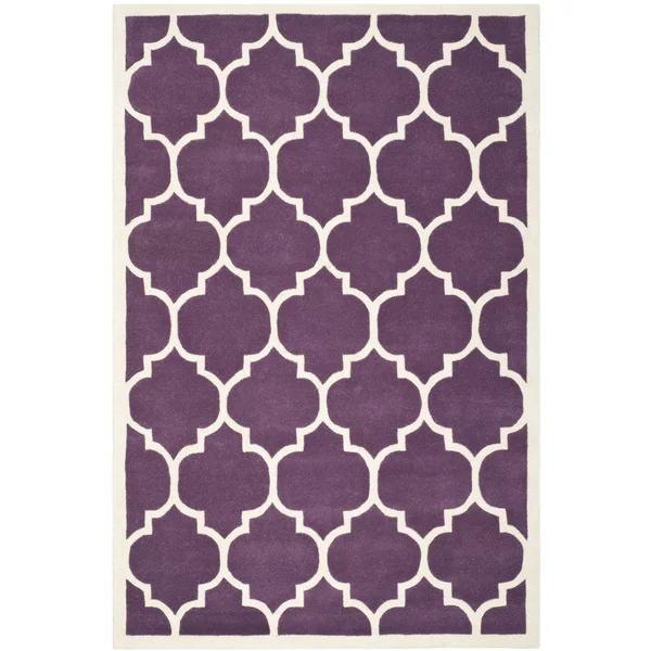 Safavieh Chatham Purple & Ivory 8& x 10& Rug