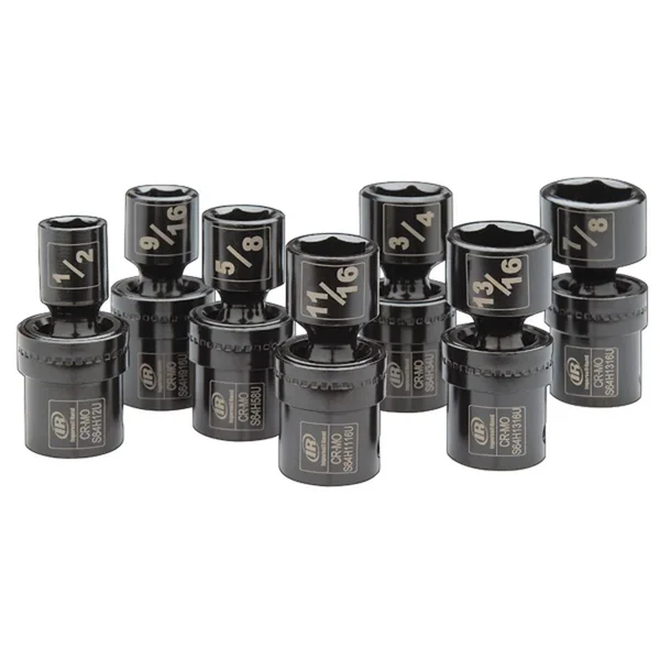 Ingersoll Rand SK4H7U 7-Piece 1/2x22 Drive SAE Universal Impact Socket Set