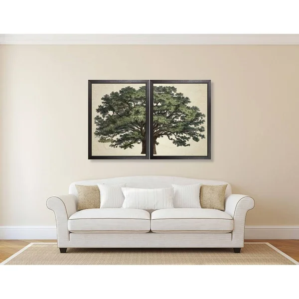 Art Virtuoso Strutt Tree Duo by Jacob George Strutt Framed Painting Print
