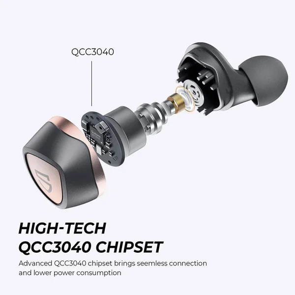 Soundpeats Sonic Wireless Earbuds In-Ear Bluetooth Headphone, Bluetooth 5.2 Earbuds APTX-Adaptive Wireless Earphones with Immers