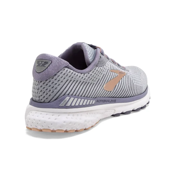 Brooks Women's Adrenaline GTS 20 - Ebony - Black - Hollyhock - 11 - D