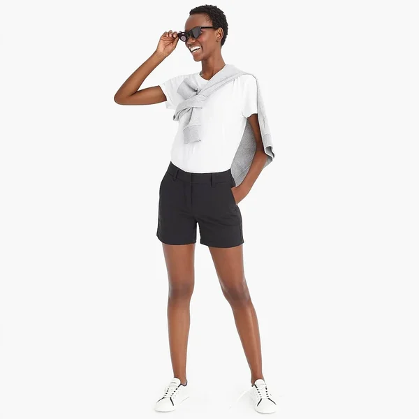 J.Crew Womens 5x22 Tech Short in Recycled Stretch Nylon (Size 10)